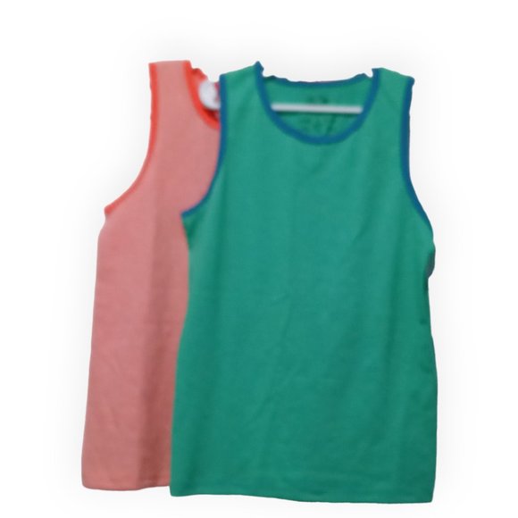 2x Fruit of the Loom Boys' Stripe Tank Tops Size Small(6-7) - Picture 1 of 5
